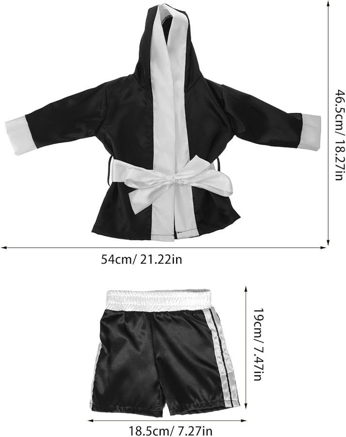 Newborn Boxing Outfit Baby Shower Cosplay Costume Photography Prop For Infant Boys Girls - Image 4